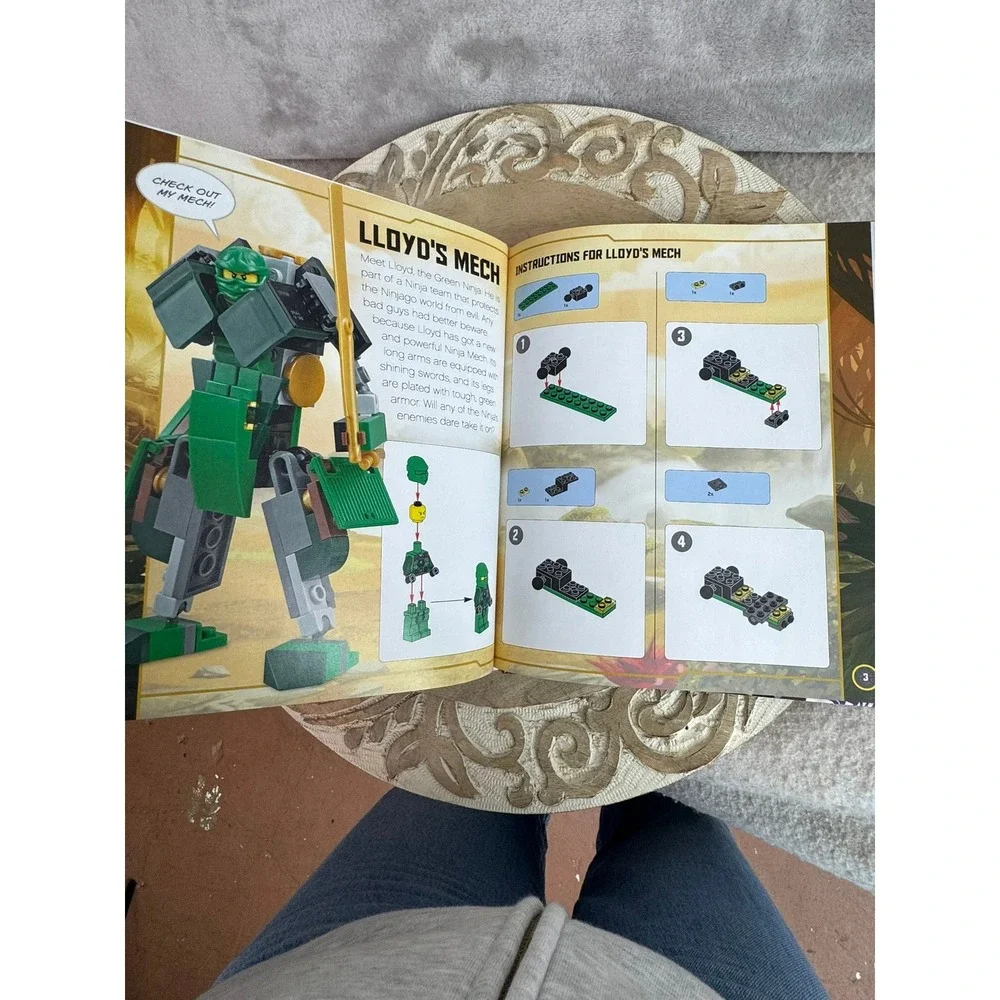 LEGO Ninjago Build Your Own Adventure Book with Minifigure Building Instructions